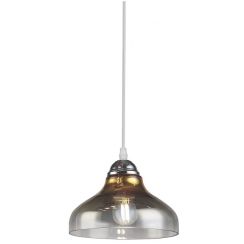 GTV Marite lampe suspendue 1x40 W transparent-doré OS-MARI-11-DEC