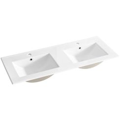 Comad Lava lavabo 121x46 cm rectangulaire de meuble blanc brillant UM-8003-LAVA 120D -DP