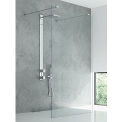 New Trendy New Modus ścianka prysznicowa walk-in 140 cm chrom połysk/szkło przezroczyste EXK-5498