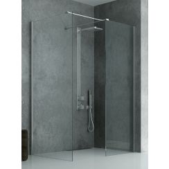 New Trendy New Modus kabina prysznicowa walk-in 120x80 cm prostokątna chrom połysk/szkło przezroczyste EXK-5513