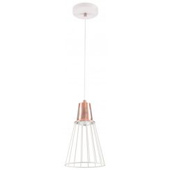 GTV Kaliope lampe suspendue 1x40 W blanc-doré OS-KAL-E27-03-DEC
