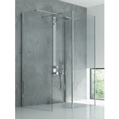 New Trendy New Modus paroi de douche walk-in 80 cm chrome brillant/verre transparent EXK-5530