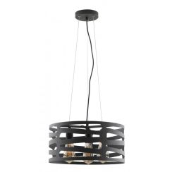 GTV Marisa lampe suspendue 3x40 W noir OS-MAR-E27-10-DEC