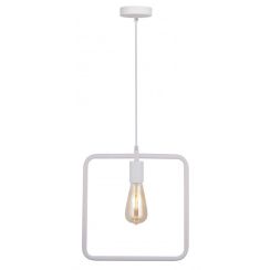 GTV Lija lampe suspendue 1x40 W blanc OS-LI-E27-00-DEC