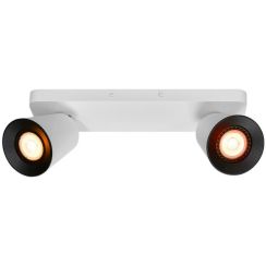 GTV Elli plafonnier 2x20 W blanc OS-ELLI-2GU10-00-DEC