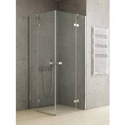New Trendy Reflexa cabine de douche 120x100 cm rectangulaire chrome brillant/verre transparent EXK-5184