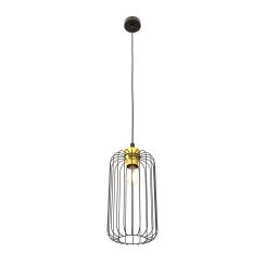 Emibig Vander lampe suspendue 1x15 W noir-doré 13641