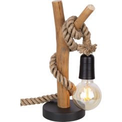 Globo Lighting Nerida lampe de table 1x10 W bois 52060146X