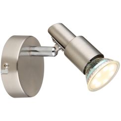 Globo Lighting Kinley applique murale 1x3 W nickel 57385-1