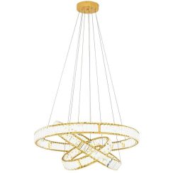 Moosee Liberty lampe suspendue 1x62.6 W doré-cristal MSE010100176