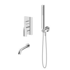 Set mitigeur bain-douche Oltens Hadsel 34108100, bec pour mitigeur Oltens Molle 39100100, 37102100, 39304100, 37200100