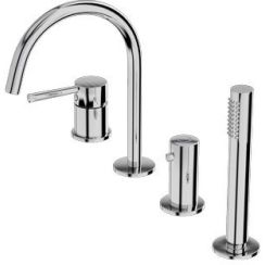 LaVita Orion mitigeur bain-douche pour baignoire chrome 5900378341482