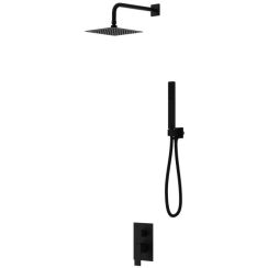 LaVita Aquila ensemble de douche encastré oui noir 5900378342977
