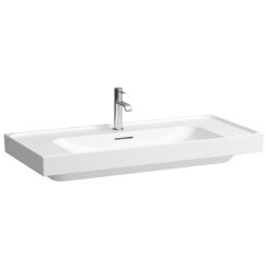 Laufen Meda lavabo 100x46 cm rectangulaire classique blanc brillant H8161194001091