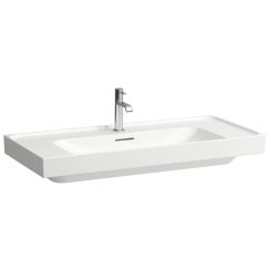 Laufen Meda lavabo 100x46 cm rectangulaire classique-de meuble blanc brillant H8101194001091