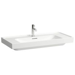 Laufen Meda lavabo 100x46 cm rectangulaire classique-de meuble blanc brillant H8101194001041