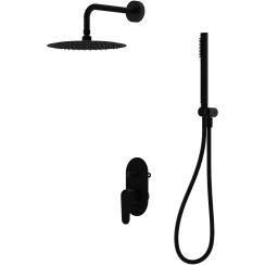 LaVita Cetus ensemble de douche encastré oui noir 5900378341918