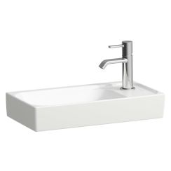 Laufen Meda lavabo 46x23.5 cm rectangulaire classique-de meuble blanc brillant H8151130001141