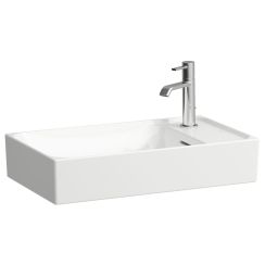 Laufen Meda lavabo 60x35 cm rectangulaire à poser blanc mat H8121137571091