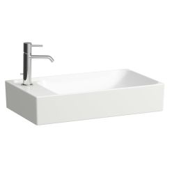 Laufen Meda lavabo 60x35 cm rectangulaire à poser blanc brillant H8121134001051