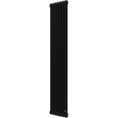Instal Projekt Tubus 2 radiateur décoratif 179.3x33.5 cm podłączenie inférieur noir TUB2-180/07D50C75
