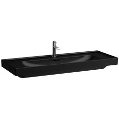 Laufen Meda lavabo 120x46 cm rectangulaire classique-de meuble noir mat H8141117161041