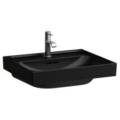 Laufen Meda lavabo 55x46 cm rectangulaire classique noir mat H8161127161041