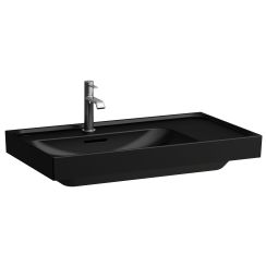 Laufen Meda lavabo 80x46 cm rectangulaire classique-de meuble noir mat H8171167161041
