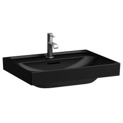 Laufen Meda lavabo 60x46 cm rectangulaire classique noir mat H8161137161041
