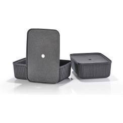 Zone Denmark Pulp récipient de salle de bain noir 31777