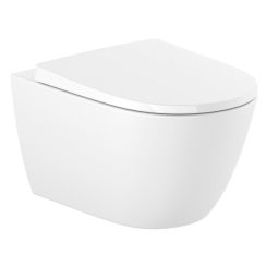 Roca Ona cuvette de wc suspendue oui oui blanc brillant A34668C000