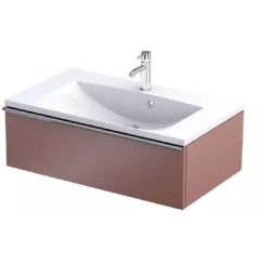 Oristo Etna armoire 79.6x45.5x25 cm sous-lavabo suspendu OR52-SD1S-80-19