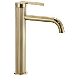 Rea Argon mitigeur de lavabo sur pied doré REA-B7803