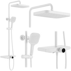 Rea Bari ensemble de douche mural oui blanc REA-P0895