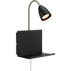 Markslöjd Cuarto applique murale 1x7 W noir 108855