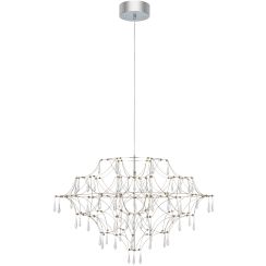 Markslöjd Efesos lampe suspendue x25 W acier-transparent 108870