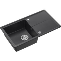 Quadron Tony évier graniteq 78x45 cm noir HTO7845CZK