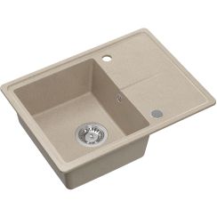 Quadron Tony évier graniteq 60x45 cm beige HTO6045BEK