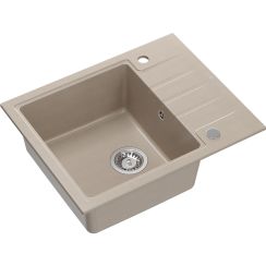 Quadron Peter évier graniteq 62x50 cm beige HCQP6250BEZP