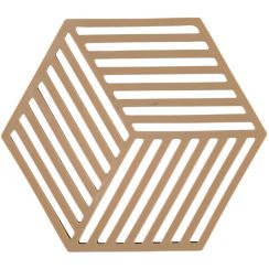 Zone Denmark Hexagon support de cuisine 16x14x cm marron 24347