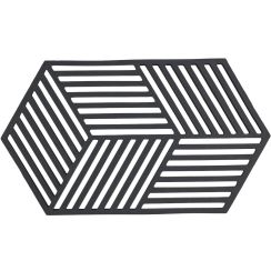 Zone Denmark Hexagon support de cuisine 24x14x cm noir 31610