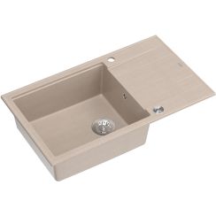 Quadron Evan évier graniteq 86x50 cm beige HCQE58650U2_BS_P2O