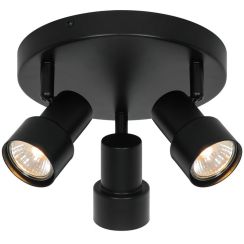 Nordlux Boston plafonnier 3x5 W noir 2512370103