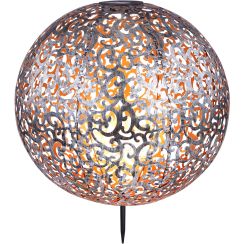 Globo Lighting Solar lampe solaire sur pied 1x0.12 W gris 33745