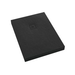 Schedline Nonlimits Black Stone receveur de douche rectangulaire + cache 100x70 cm noir 3ST.N1P-70100/C/ST-M1/C/ST