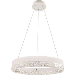 Candellux Frozi lampe suspendue 1x32 W blanc 31-35547
