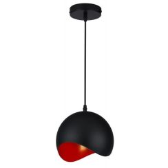 GTV Mavia lampe suspendue 1x40 W noir OS-MAV-12-DEC