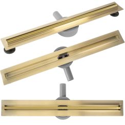 Rea Neox Slim Pro odpływ liniowy 70 cm złoty REA-G2718