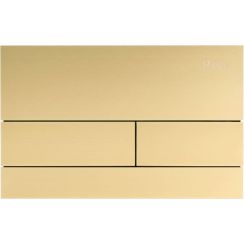 Rea T Steel bouton de chasse d'eau pour WC doré REA-E0055