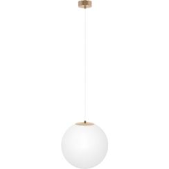 Kaja Lumia lampe suspendue 1x15 W blanc-doré K-5402
